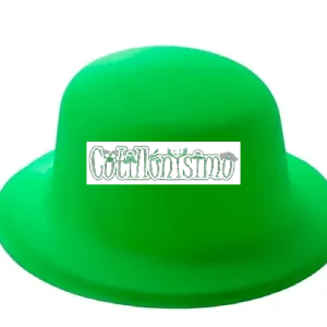 Sombrero Bombin PLASTICO LISO Colores Surtidos - Imagen 5