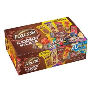Caja Bombon Kiosco En Casa ARCOR 246 Grs