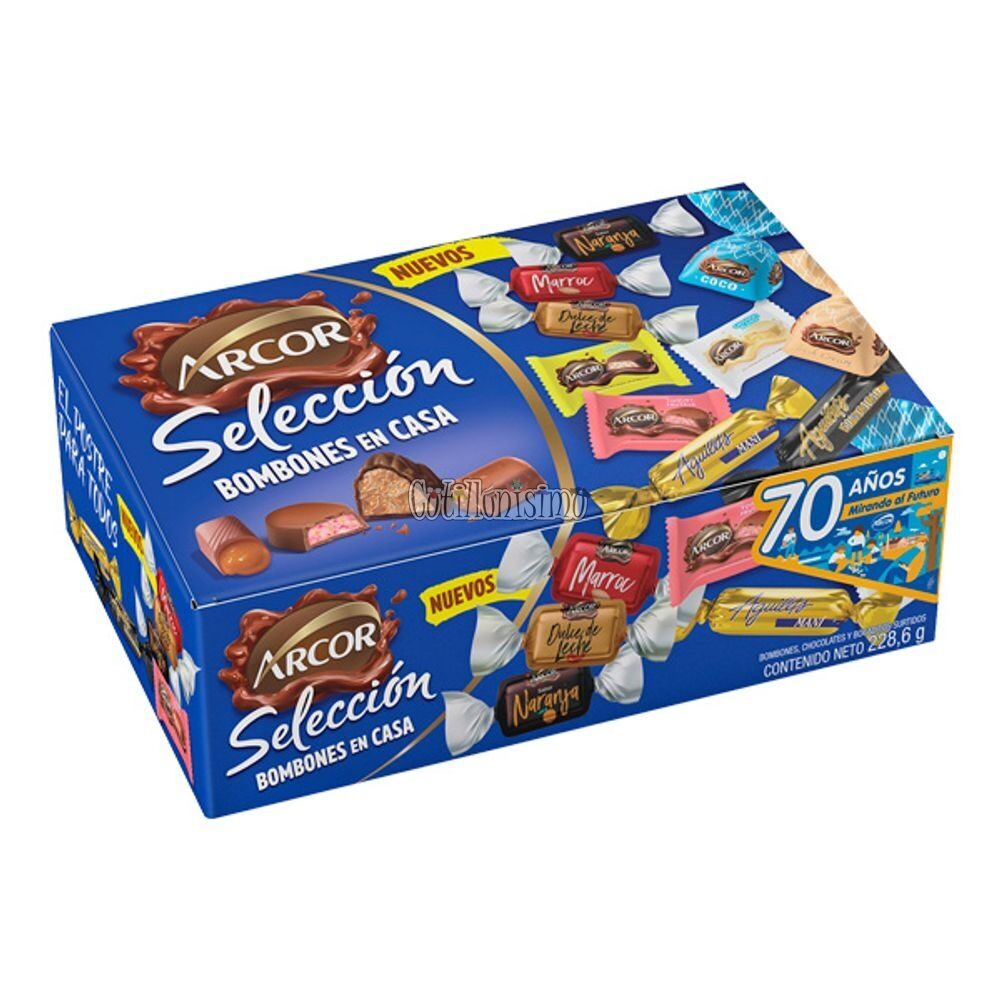 Caja Bombon Seleccion ARCOR 228,6 Grs