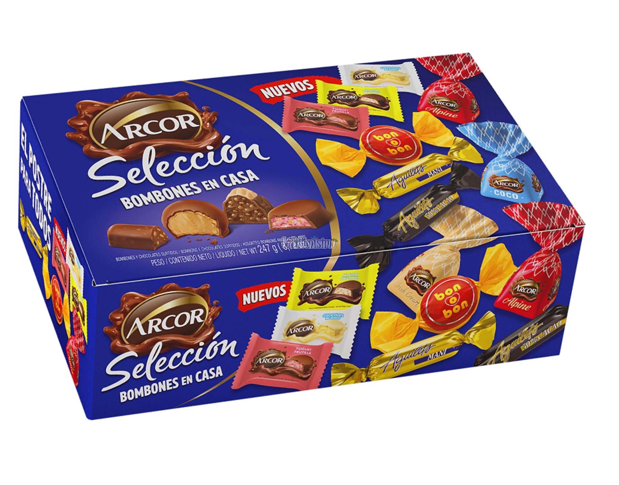 Caja Bombon Seleccion ARCOR 247 Grs