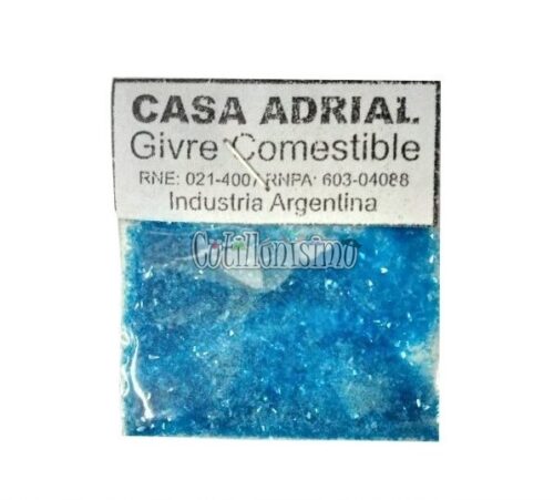 Brillantina Comestible Color AZUL