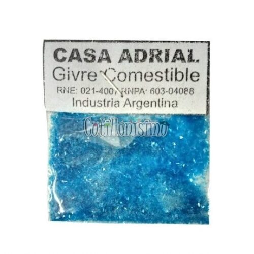 Brillantina Comestible Color AZUL