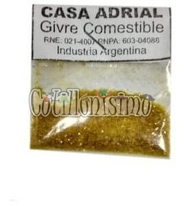 Brillantina Comestible Color DORADO