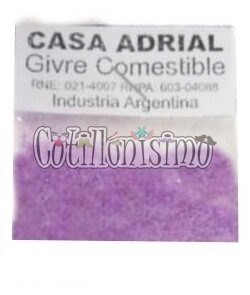 Brillantina Comestible Color Violeta