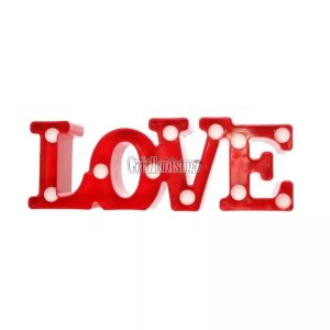 Cartel Decorativo LOVE ROJO (LED) - Imagen 2