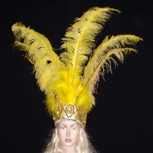 CORONA Luminosa con Plumas REINA (LED) - Imagen 2