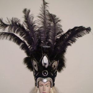 CORONA Luminosa con Plumas TREBOL (LED) - Imagen 2