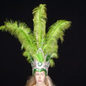CORONA Luminosa con Plumas TREBOL (LED) - Imagen 7