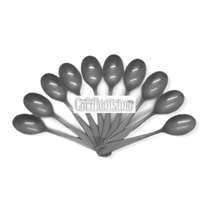 Alternative view of Cubiertos Descartables CUCHARA REFORZADA PLATEADA 16cm X10 Unidades