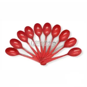 Alternative view of Cubiertos Descartables CUCHARA REFORZADA ROJA 16cm X10 Unidades