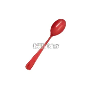Cubiertos Descartables CUCHARA REFORZADA ROJA 16cm X10 Unidades