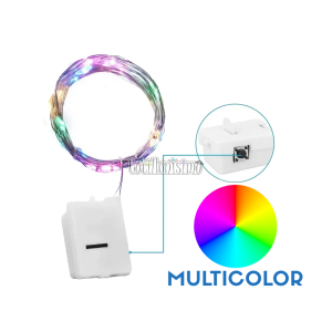 Cable Alambre Luminoso Luz Multicolor (incluye pilas)