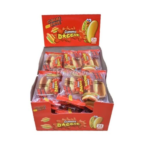 Caja Gomitas Gummi Zone Gummy Doggie Panchos x24 Unidades