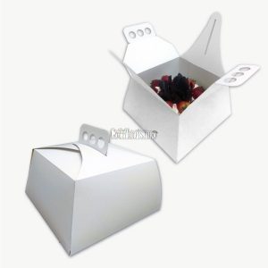 Caja para Torta Multiuso con Manija 21 x 21 x 11 Cm - Imagen 2