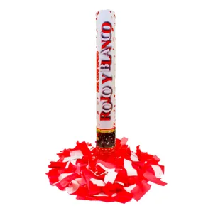 Cañón LANZAPAPEL (ROJO Y BLANCO) - Party Store