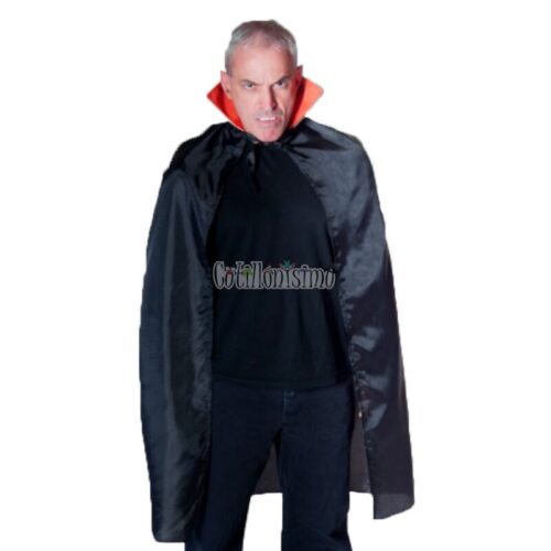Disfraz CAPA DRACULA ADULTO Talle Unico Crosti