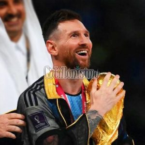 Alternative view of Capa Túnica Messi Campeón Qatar 2022 Adolescente / Adulto
