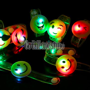 Pulsera Silicona Emoticones (LED) - Imagen 3