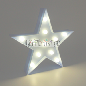 Cartel Decorativo ESTRELLA CELESTE (LED) - Imagen 2
