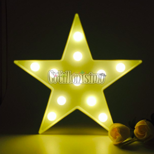 Cartel Decorativo ESTRELLA CELESTE (LED)
