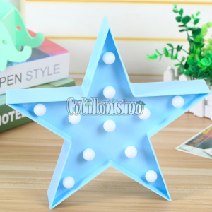 Cartel Decorativo ESTRELLA CELESTE (LED) - Imagen 4