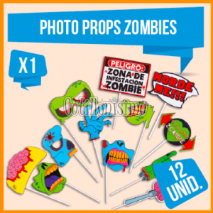 Photo Props Zombies X12 Unidades Carton
