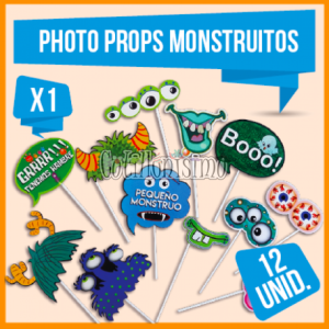 Photo Props Monstruitos x12 Unidades CARTON