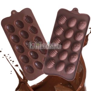 Molde de Silicona Para Bombones Forma Huevos de Pascua