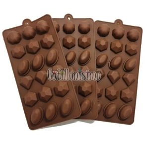 Molde de Silicona Para Bombones Forma Gemas de DIAMANTE - Imagen 3