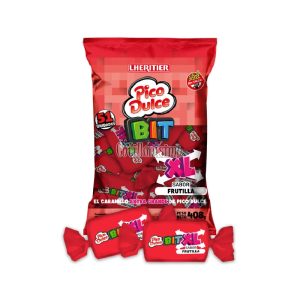 Caramelo Masticable PICO DULCE BIT FRUTILLA x408g 51u