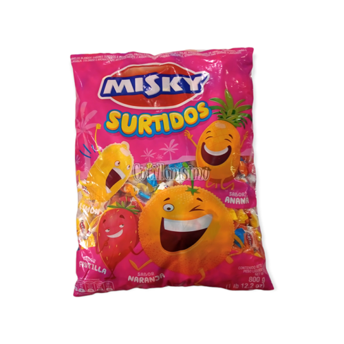 Caramelo Masticable MISKY Surtidos 800g