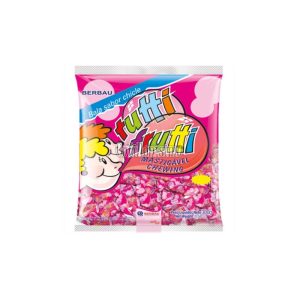 Caramelos Masticables Tutti Frutti Sabor Chicle Berbau x300g