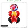 Set Globos CARS 7 Pcs