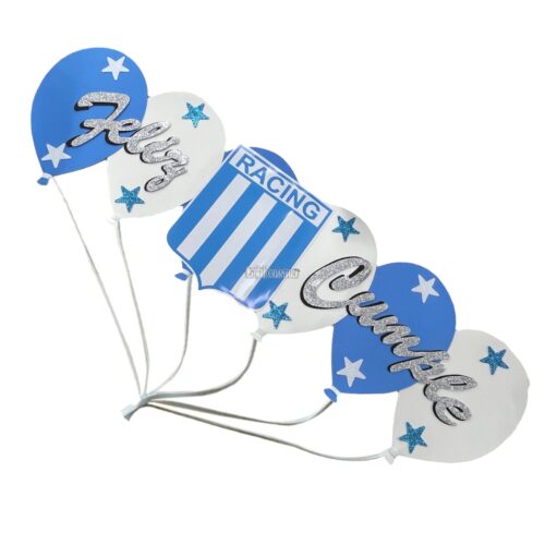 Cartel Feliz Cumpleaños Goma Eva Racing