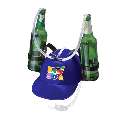 Casco Porta Bebidas Color AZUL