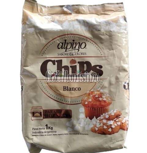Chip Chocolate Blanco ALPINO 1 KG