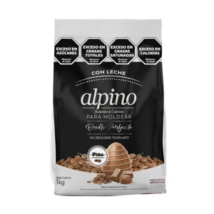 Chocolate ALPINO Pins Con Leche 1Kg