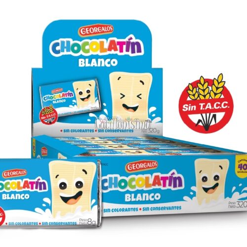 CHOCOLATIN GEORGALOS Blanco X40 Unidades