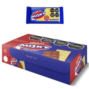 Caja CHOCOLATIN MISKY Blanco 8gr X20 Unidades