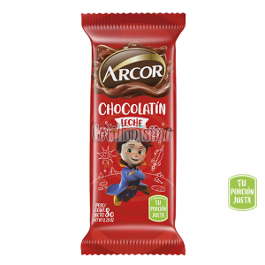 Caja Chocolatín Arcor con Leche 8gr x 20 Unidades