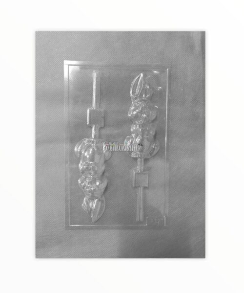 Molde Placa Para Chupetin Conejos