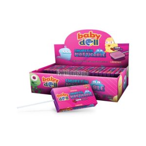Caja Chupetin Masticable Baby Doll Cereza x40 Unidades