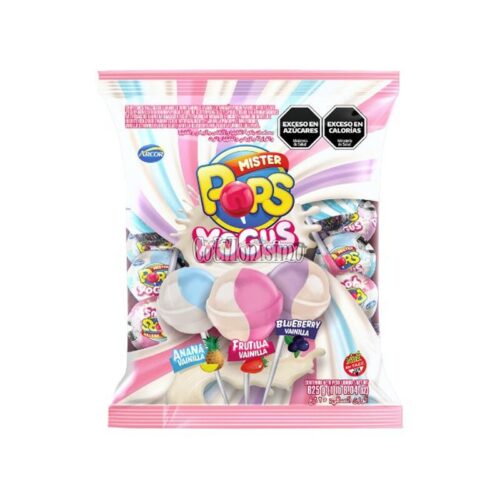 Chupetin Mister Pops Yogus Arcor x625g