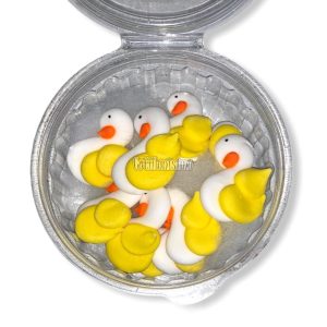 Pastillaje Cisne Amarillo y Blanco Glace X10 Unidades