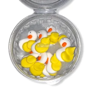 Pastillaje Cisne Amarillo y Blanco Glace X10 Unidades