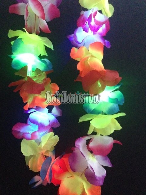 Collar Hawaiano Luminoso Multicolor (LED)