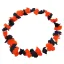 Collar Hawaiano Halloween Naranja y Negro