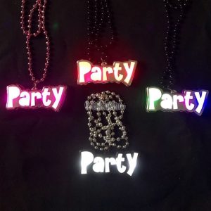 Collar PARTY con Perlas (LED) - Imagen 2