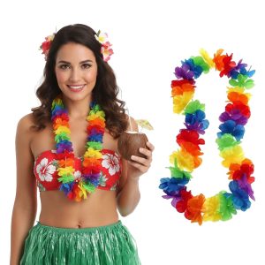 Collar con FLORES Multicolor