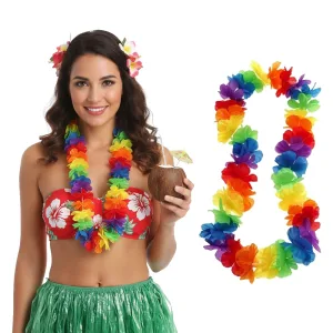 Collar con FLORES Multicolor